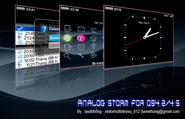 <b>ANALOG storm Pro 81xx themes</b>
