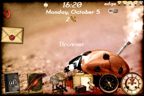 Steampunk v2 Animated Custom Bottom themes