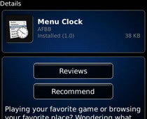 <b>MenuClock v2.0.3 apps for blackberry</b>