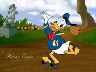 Donald Duck Easter desktop wallpapers