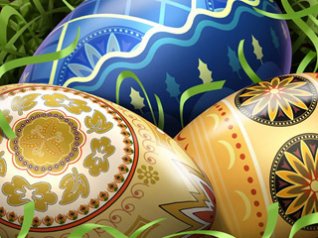 Easter eggs 9700 wallpapers
