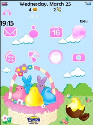 Easter Peeps Storm Customizable Dock