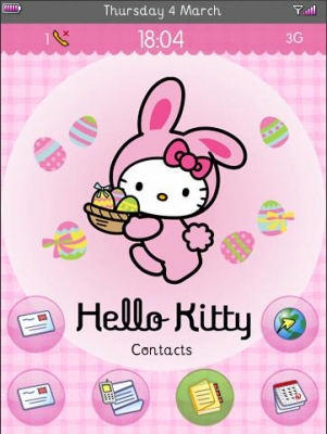 hello kitty wallpaper blackberry curve