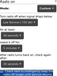 Radio Saver for blackberry apps