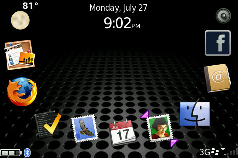 Apple Wave for blackberry 9000 themes