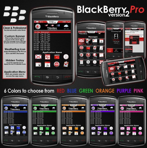 <b>Pro v2 PINK 9500 storm themes</b>