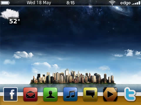 free blackberry 9780 themes. Slick for 9800 torch themes