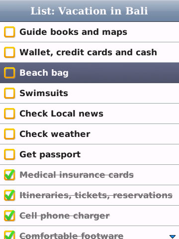 CheckLists v1.0.1