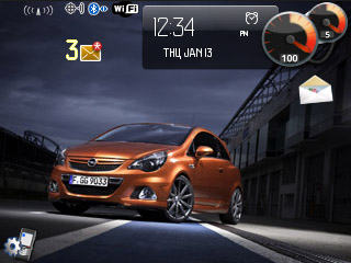 Opel Corsa for blackberry 83,87,88xx themes