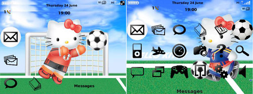 Hello Kitty Soccer Chili 9600 themes