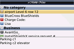 e-Mobile Notes for bb 9700 apps
