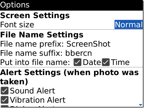 Screenshot v1.5.0 apps for blackberry