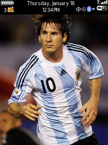 Messi for blackberry 95xx themes