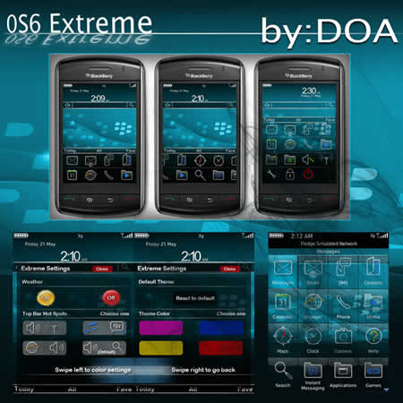 OS6.0 Extreme for 95xx themes download