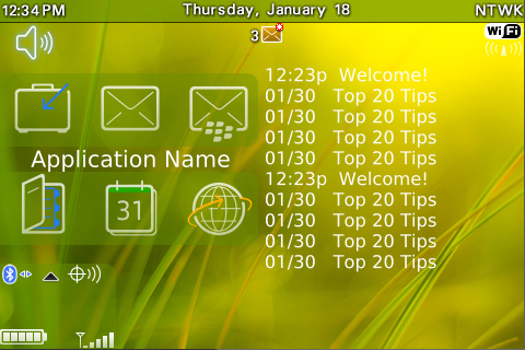 BlackBerry Bold 9000 Meadows Theme Free Download