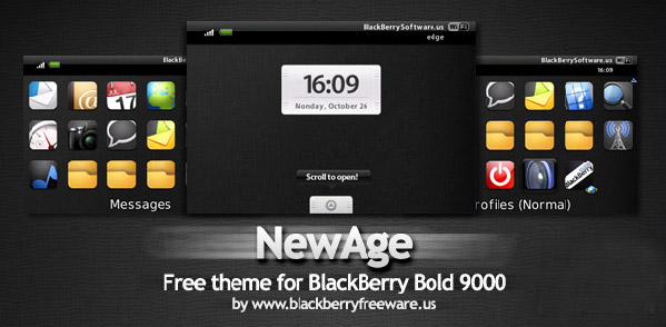 NewAge for blackberry bold 9000 themes