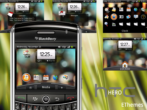 Free HTC Hero 8520 themes For BlackBerry