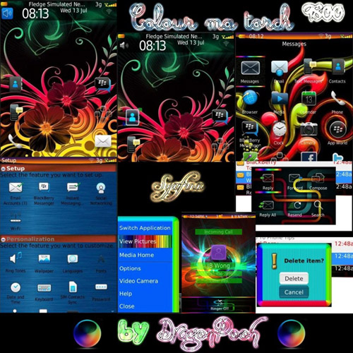 Colour ma Torch 9800 themes