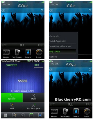 Digital Nightlife os6.0 blackberry 9800 torch themes