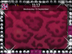 Pink Leopard Print Photo Frame Theme
