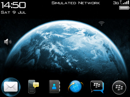 Earth 2.0 os7.0 icons for blackberry 9000 themes