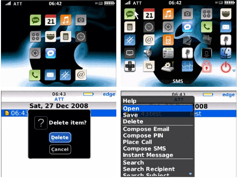 Free iBerry Vibe BlackBerry 83xx,87xx,88xx Themes