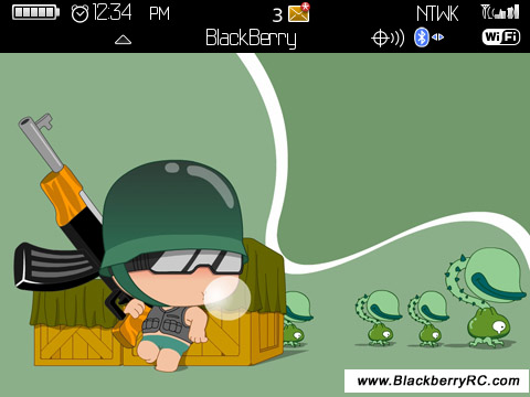 Artillery Gun for blackberry 89xx,96xx,9700 themes