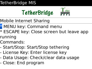 <b>Tether Bridge v1.3.0 for BlackBerry Apps</b>