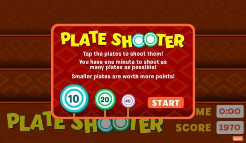 <b>Plate Shooter v1.0.0 - free playbook games</b>