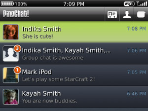 PingChat 2.4.4.1(touch) for blackberry OS5.0-6.0 