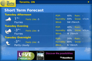 WeatherEye v2.4.5 for BB os4.2+ applications