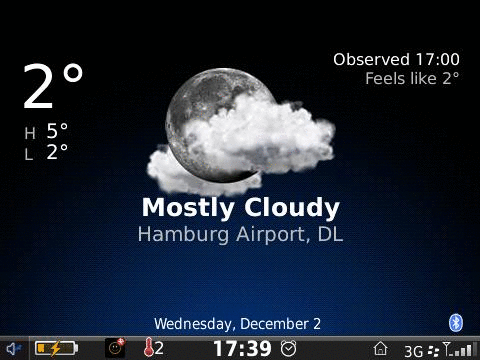 BerryWeather v2.6.12 for bb 89xx, 90xx apps