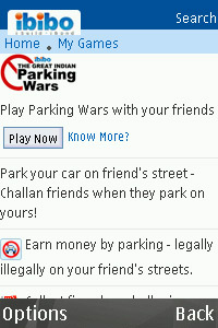 ibibo Parking Wars v1.0.0 games for blackberry