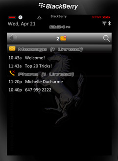 Ferrari os7.0 blackberry icons for 9800 torch themes