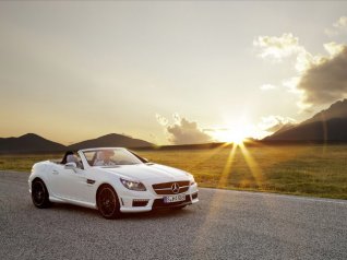 Mercedes Benz SLK55 AMG 2012 for 9780 wallpaper