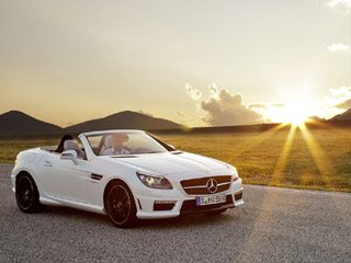 Mercedes Benz SLK55 AMG 2012 for 9780 wallpaper