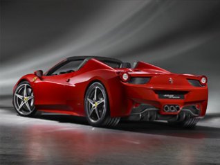 Ferrari 458 Spider 2012 blackberry wallpaper