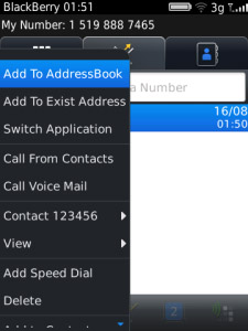 ContactExt v1.0.0 for blackberry os5.0 apps