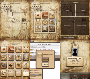 daVinci theme for blackberry