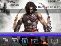 Prince of Persia os7 theme for blackberry 9300 os