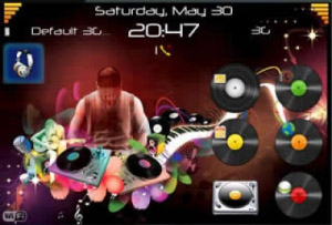 <b>DJ v1.0 theme for BlackBerry</b>