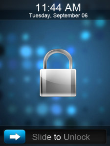 Slider Lock v2.1 for blackberry os5.0+ apps