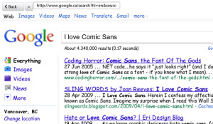 <b>Comic Sans Browser v1.0.0</b>