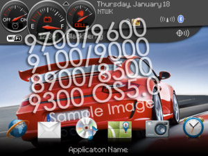 Carbon Fiber Theme for blackberry