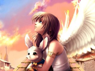 <b>Angel girl for blackberry 9810 wallpaper</b>