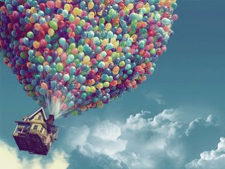 Balloons and room blackberry 9980 wallpaper