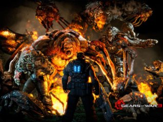 Gears of War 3 - blackberry 9300 wallpapers