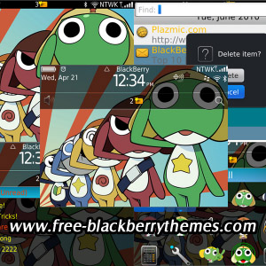 KERORO theme for blackberry 9650,9700,9780 os6.0