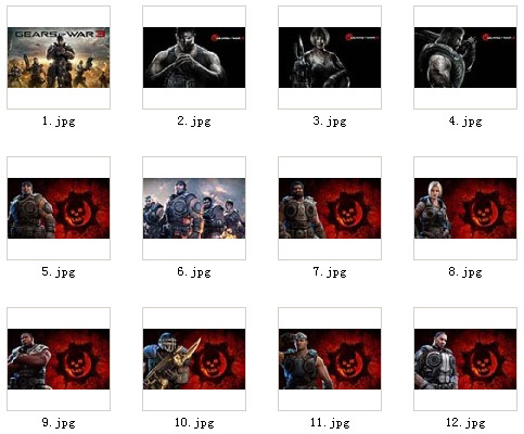 Gears of War 3 for 1024x600 playbook wallpaper pa