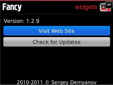 Fancy Widgets v1.2.9 for blackberry apps ( os5.0-